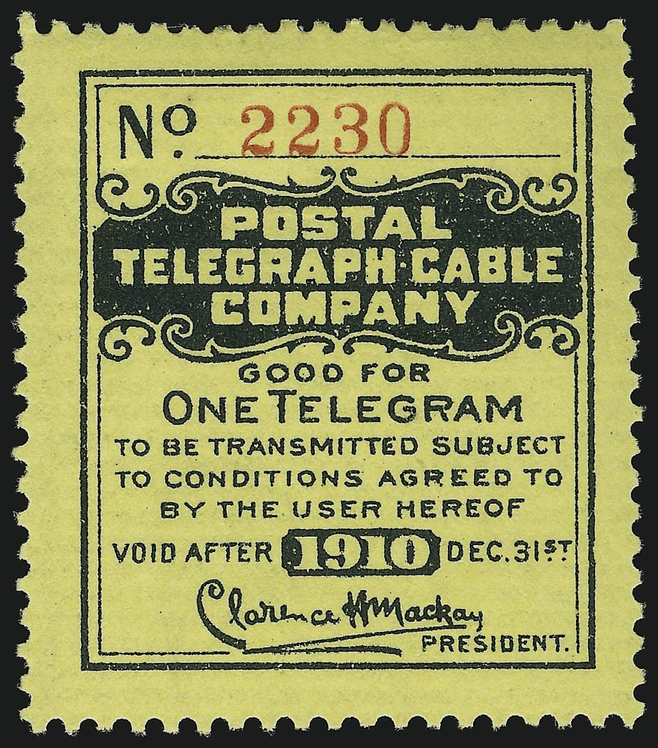 Sale no. 905 — Lot no. 3776 — Siegel Auction Galleries