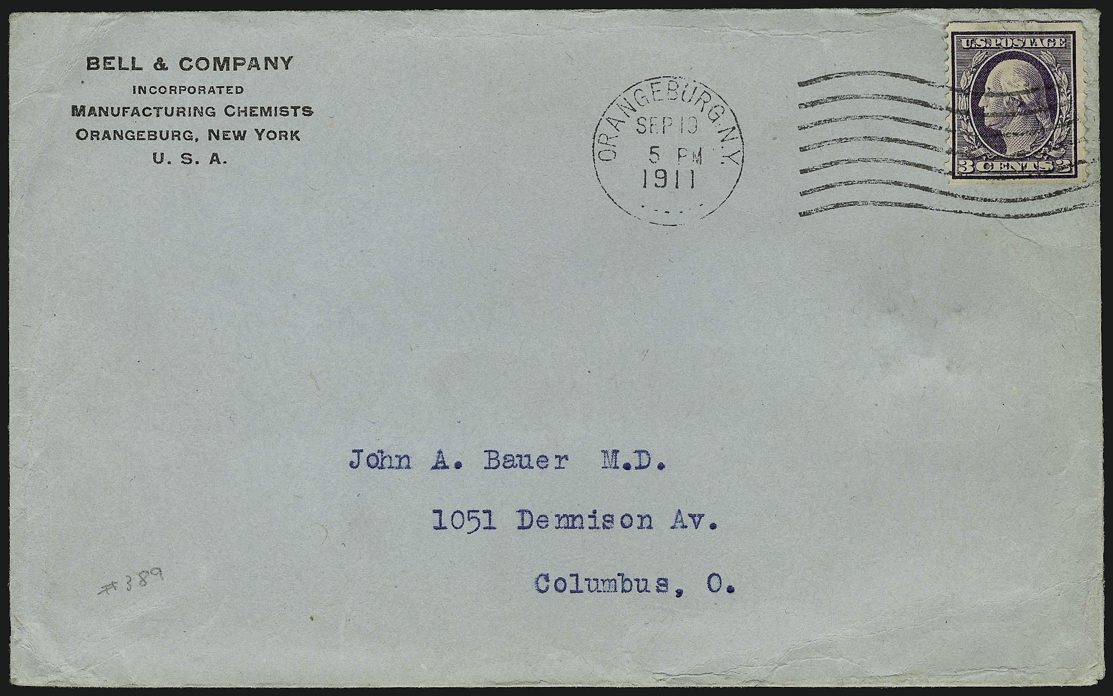 Sale no. 913 — Lot no. 846 — Siegel Auction Galleries