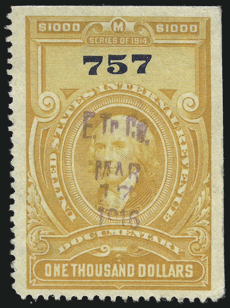 Sale no. 914 — Lot no. 3097 — Siegel Auction Galleries