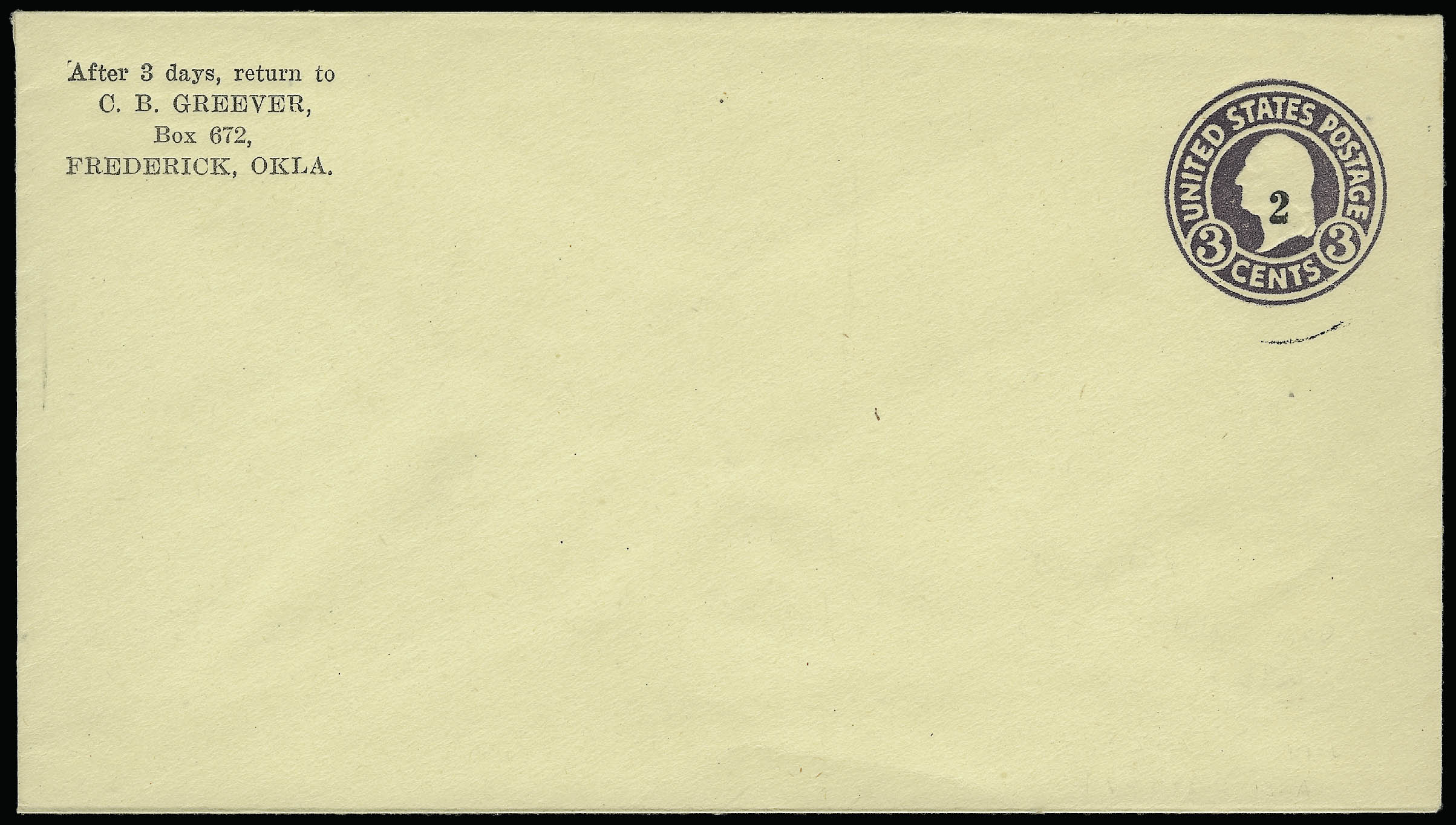 Sale no. 923 — Lot no. 3371 — Siegel Auction Galleries