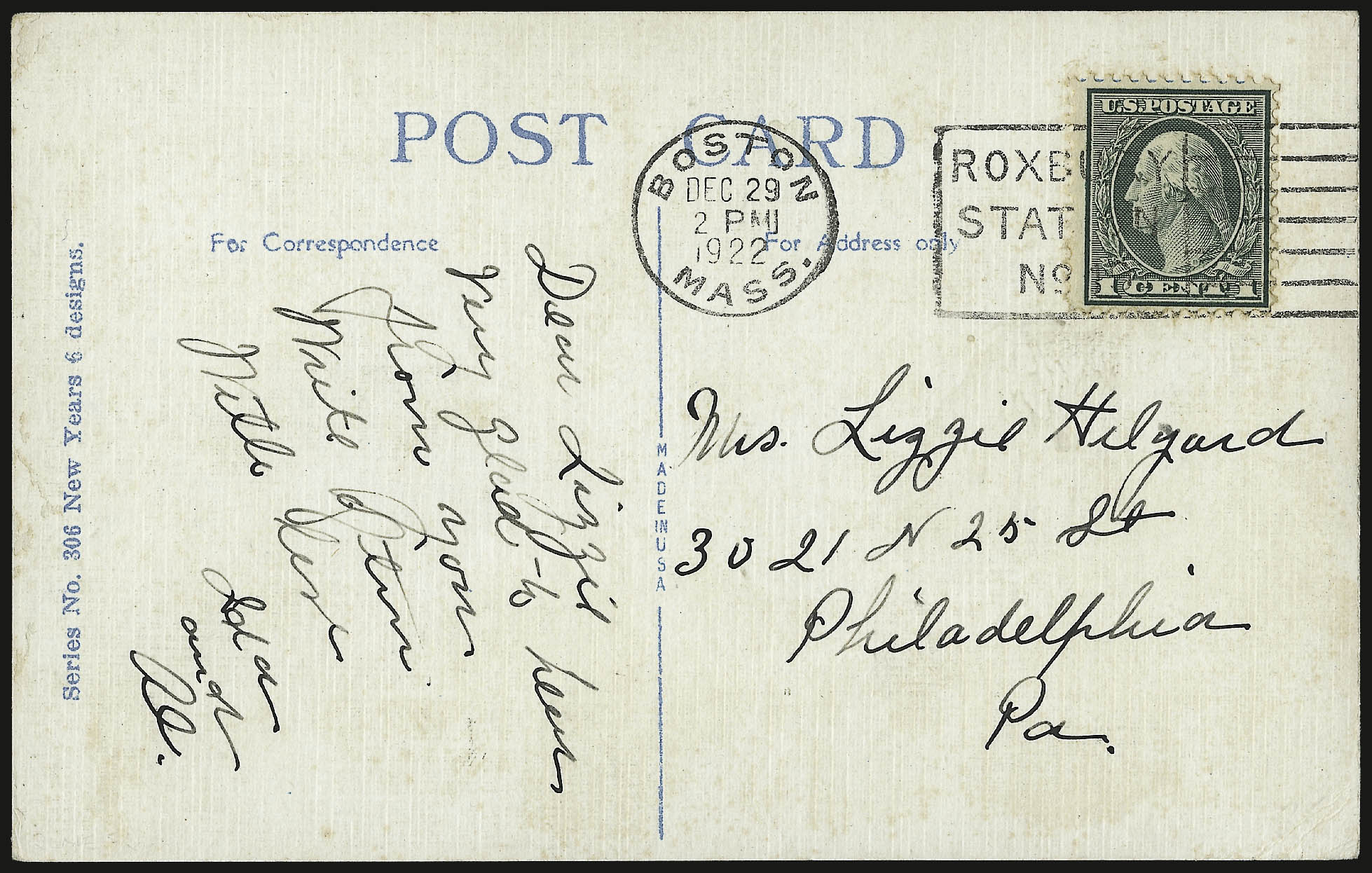 Sale no. 937 — Lot no. 272 — Siegel Auction Galleries