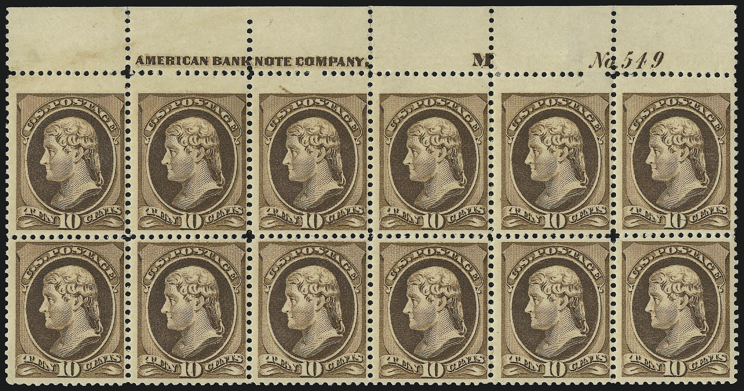 Sale no. 946 — Lot no. 603 — Siegel Auction Galleries