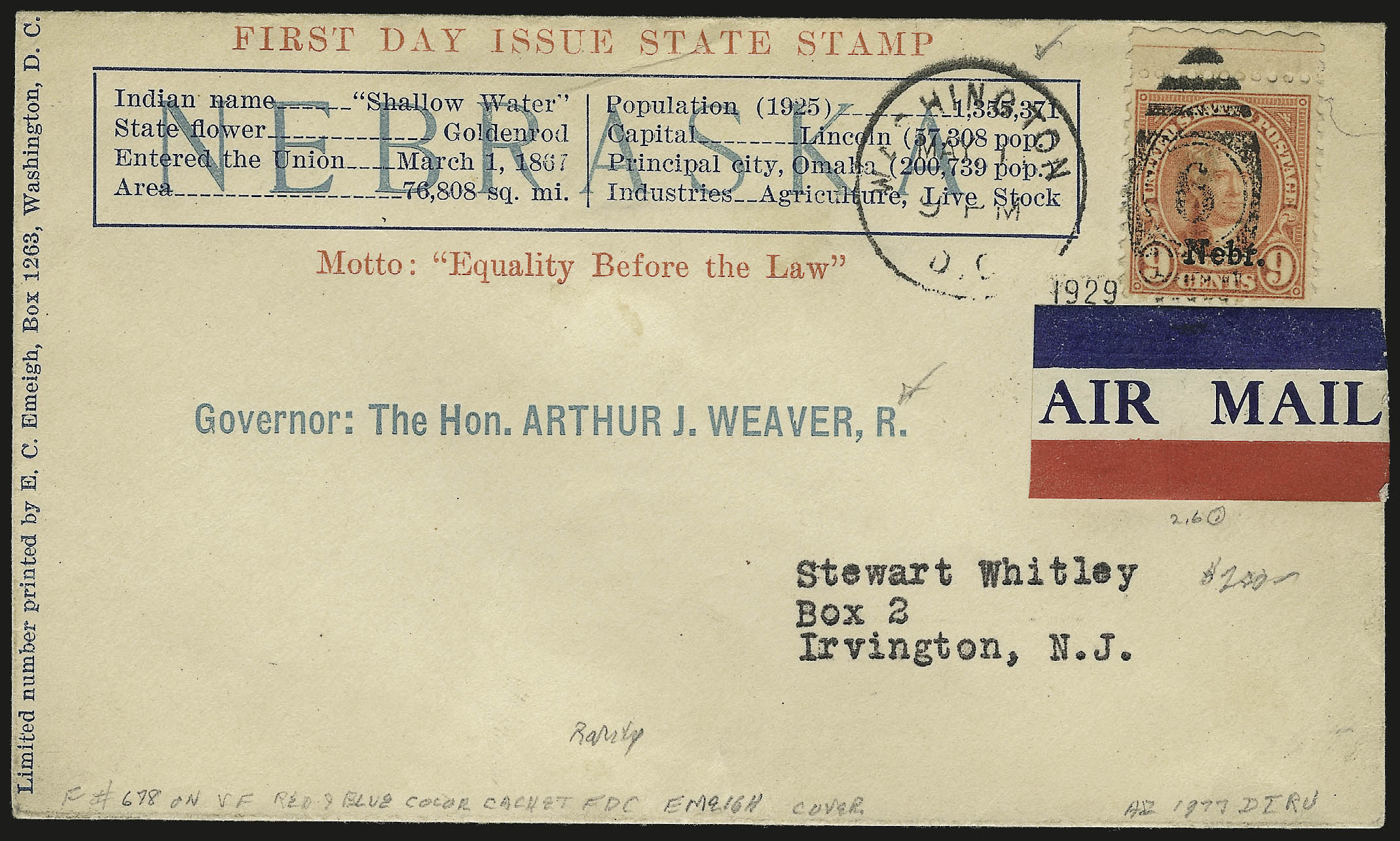 Sale no. 975 — Lot no. 2065 — Siegel Auction Galleries