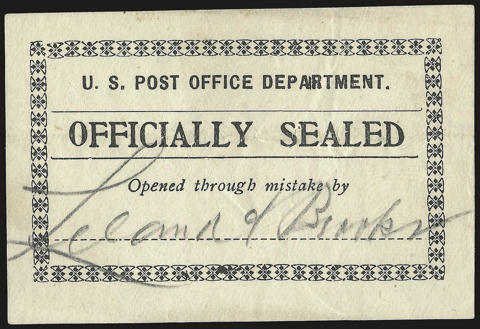 Sale no. 976 — Lot no. 2626 — Siegel Auction Galleries