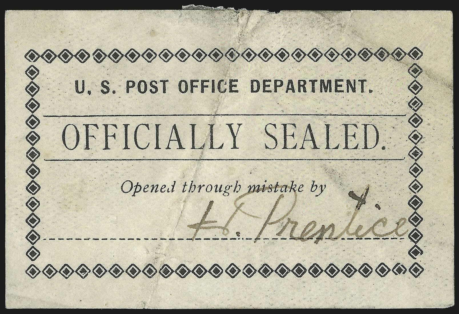 Sale no. 976 — Lot no. 2628 — Siegel Auction Galleries