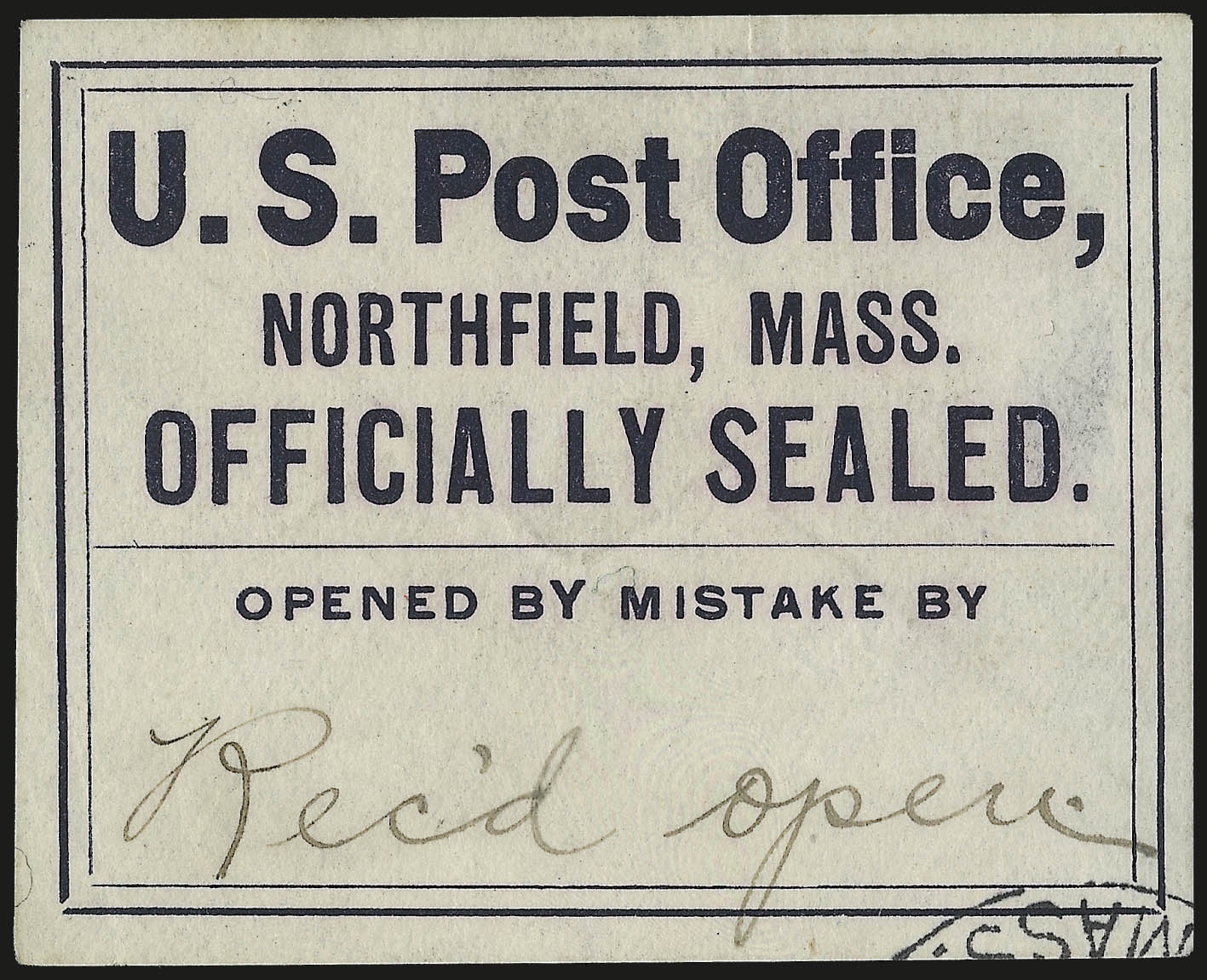 Sale no. 976 — Lot no. 2646 — Siegel Auction Galleries