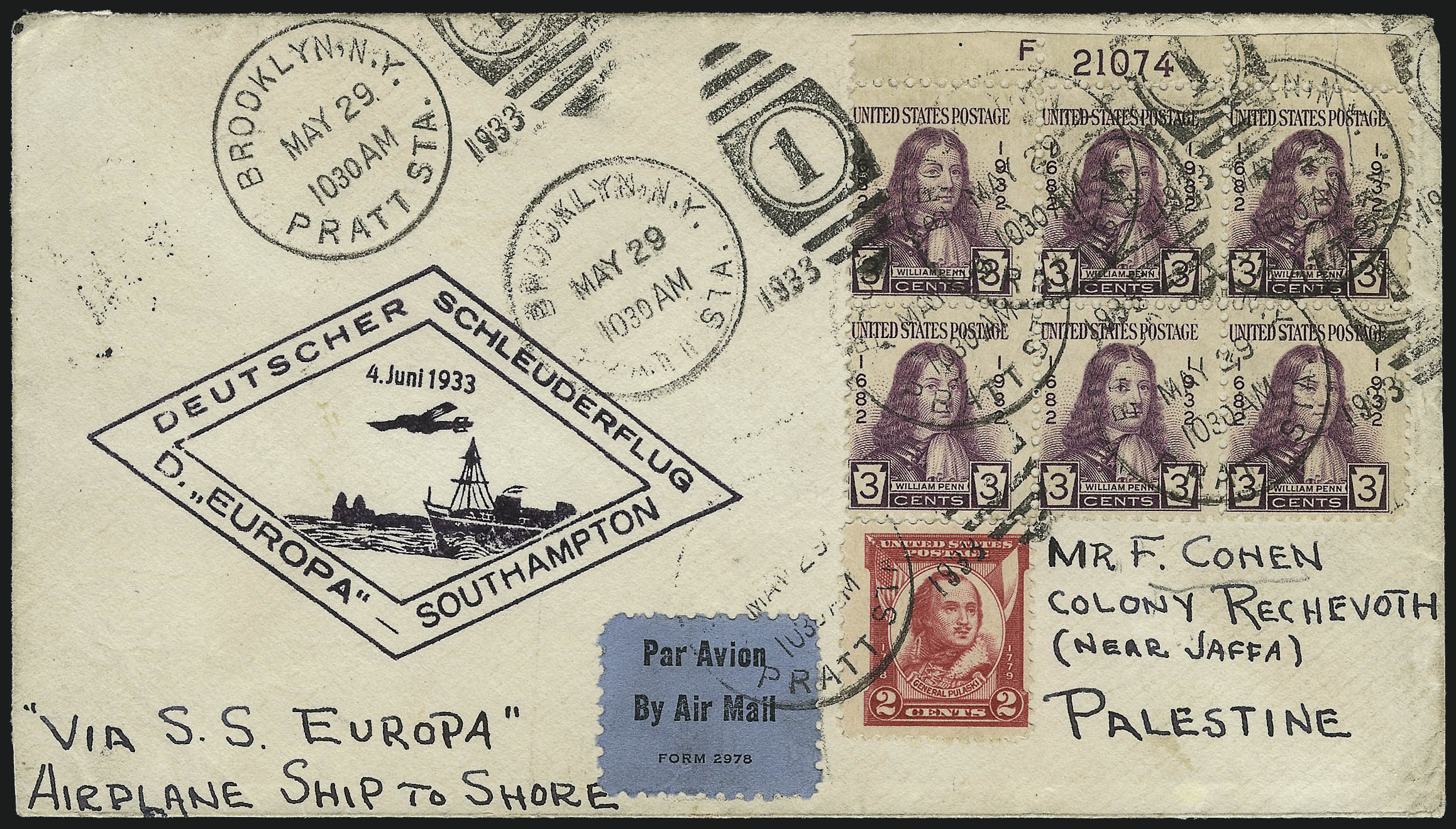 Sale no. 1003 — Lot no. 5128 — Siegel Auction Galleries