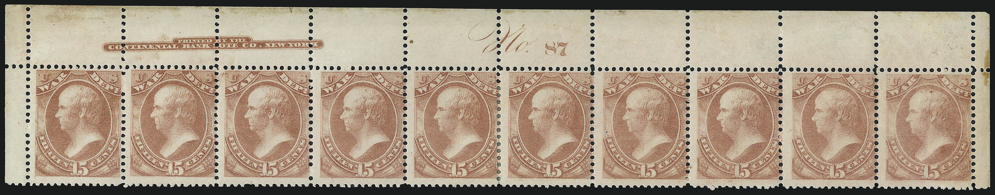 Sale no. 1003 — Lot no. 5471 — Siegel Auction Galleries