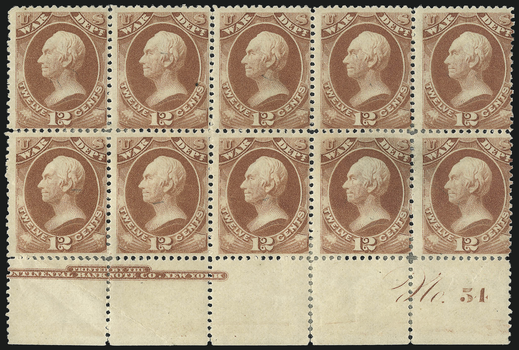 Sale no. 1003 — Lot no. 5488 — Siegel Auction Galleries