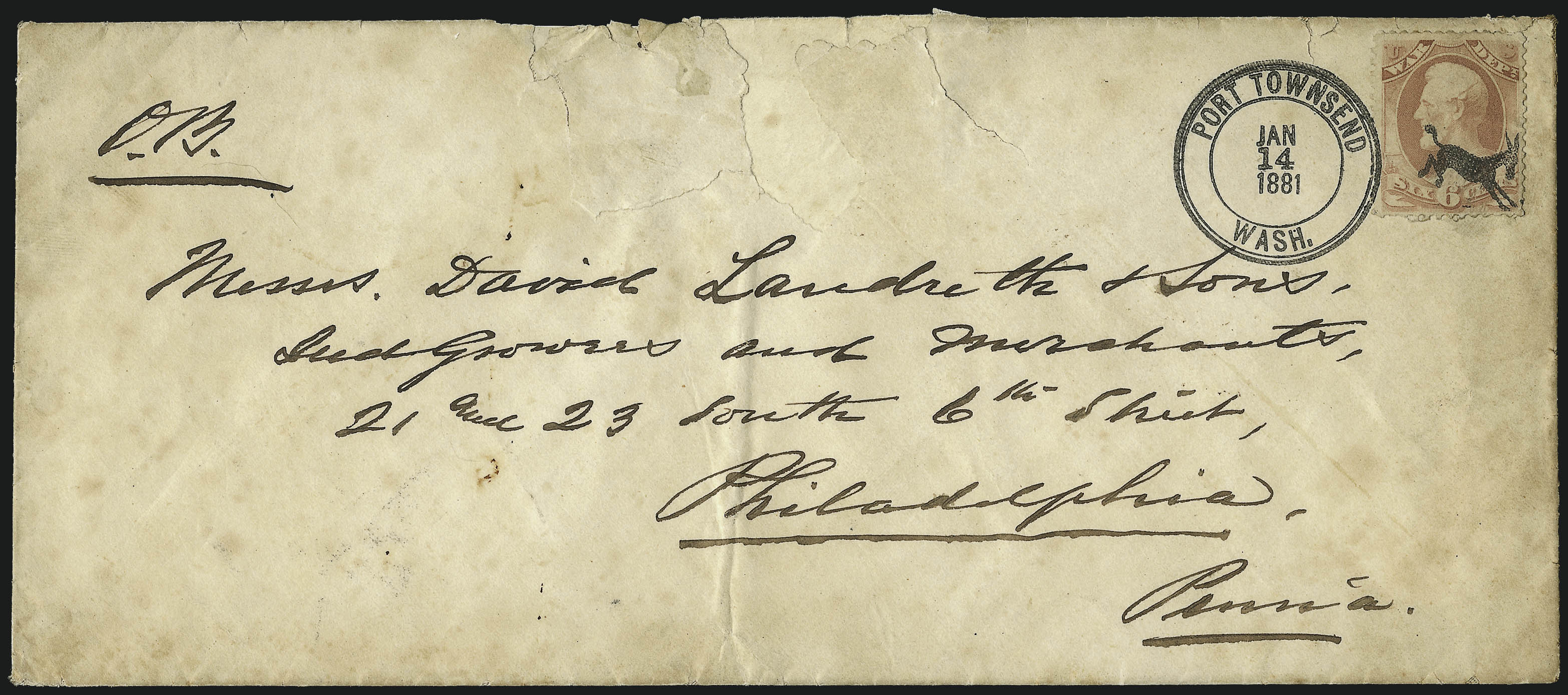 Sale no. 1003 — Lot no. 5529A — Siegel Auction Galleries