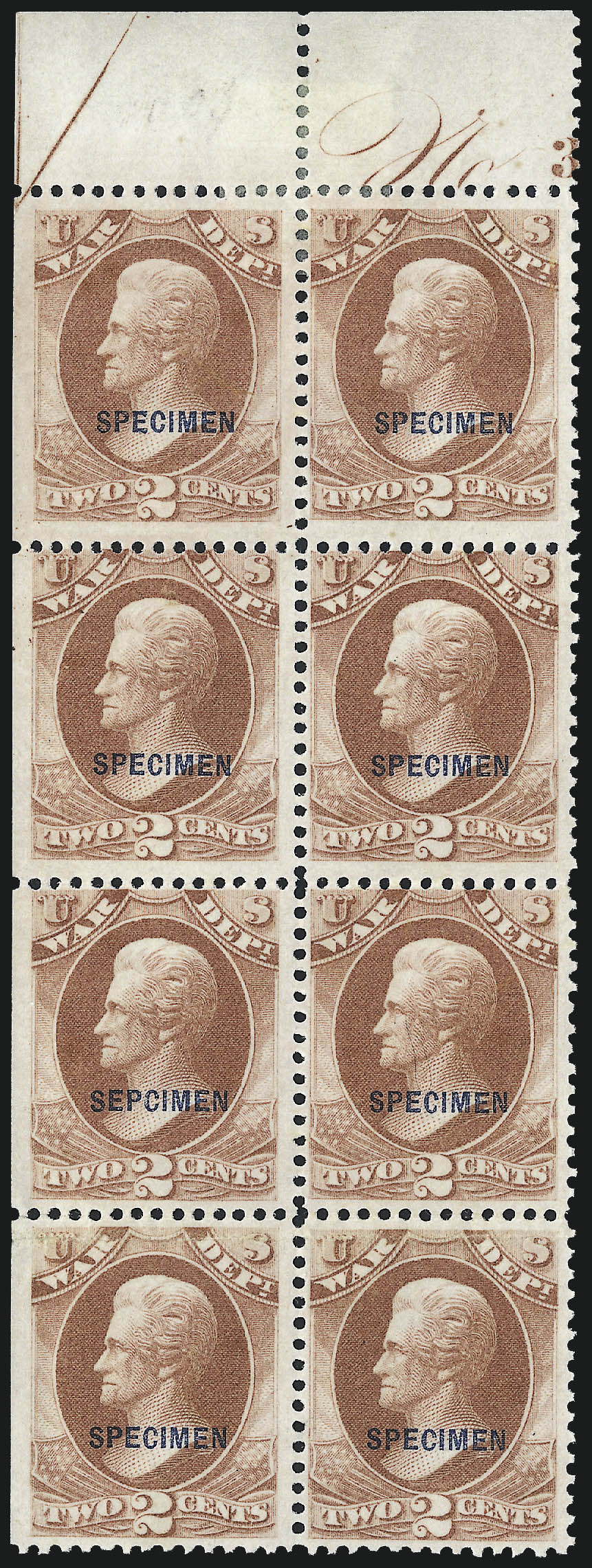 Sale no. 1003 — Lot no. 5546 — Siegel Auction Galleries