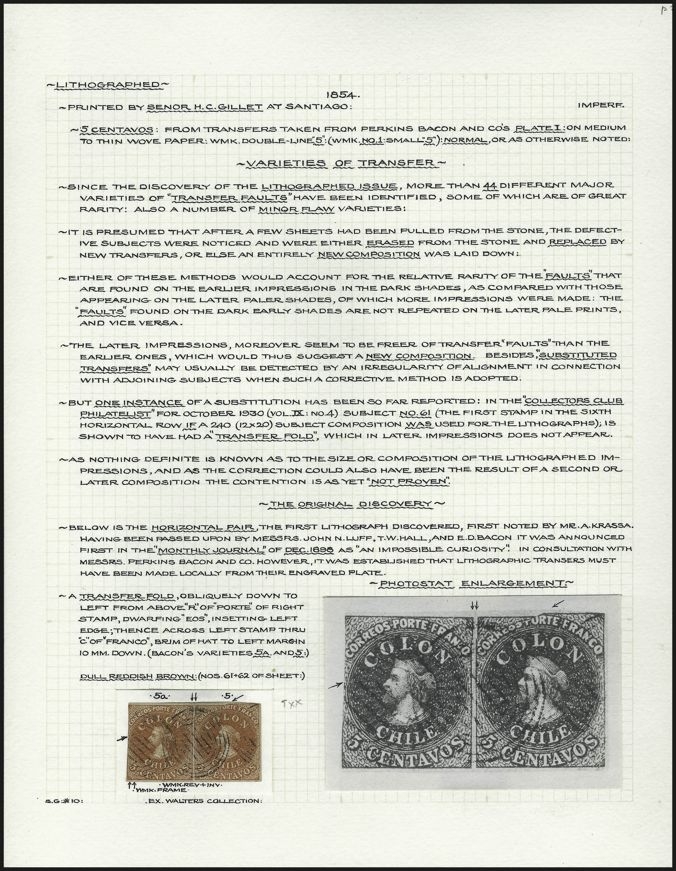 Sale no. 989 — Lot no. 278-3 — Siegel Auction Galleries