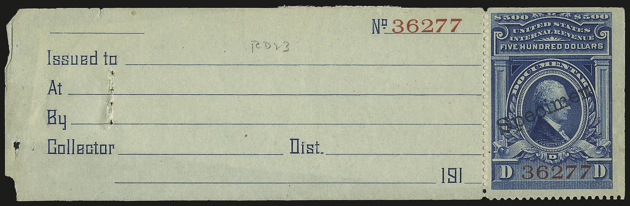 Sale no. 992 — Lot no. 2685 — Siegel Auction Galleries