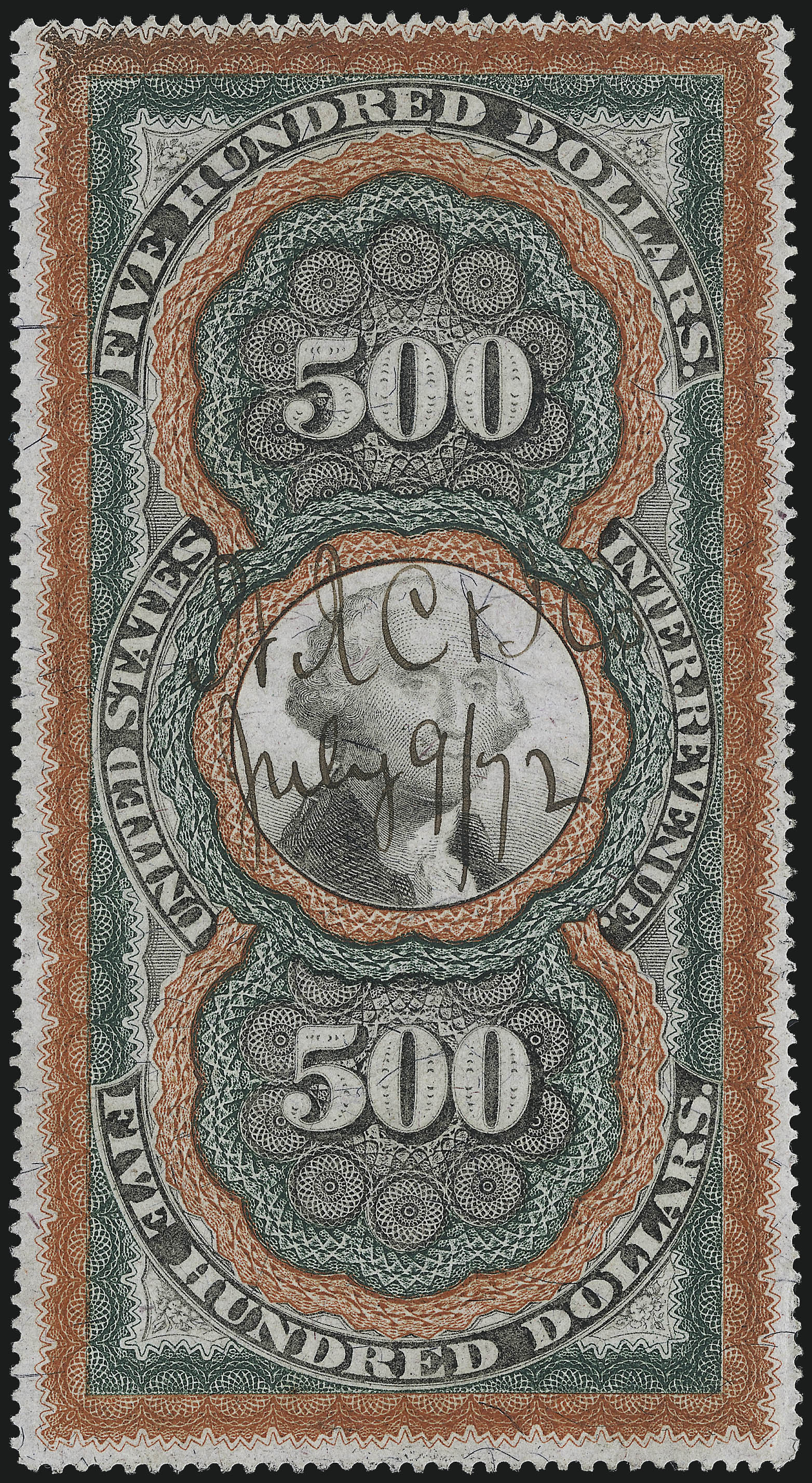 Sale no. 1010 — Lot no. 162 — Siegel Auction Galleries