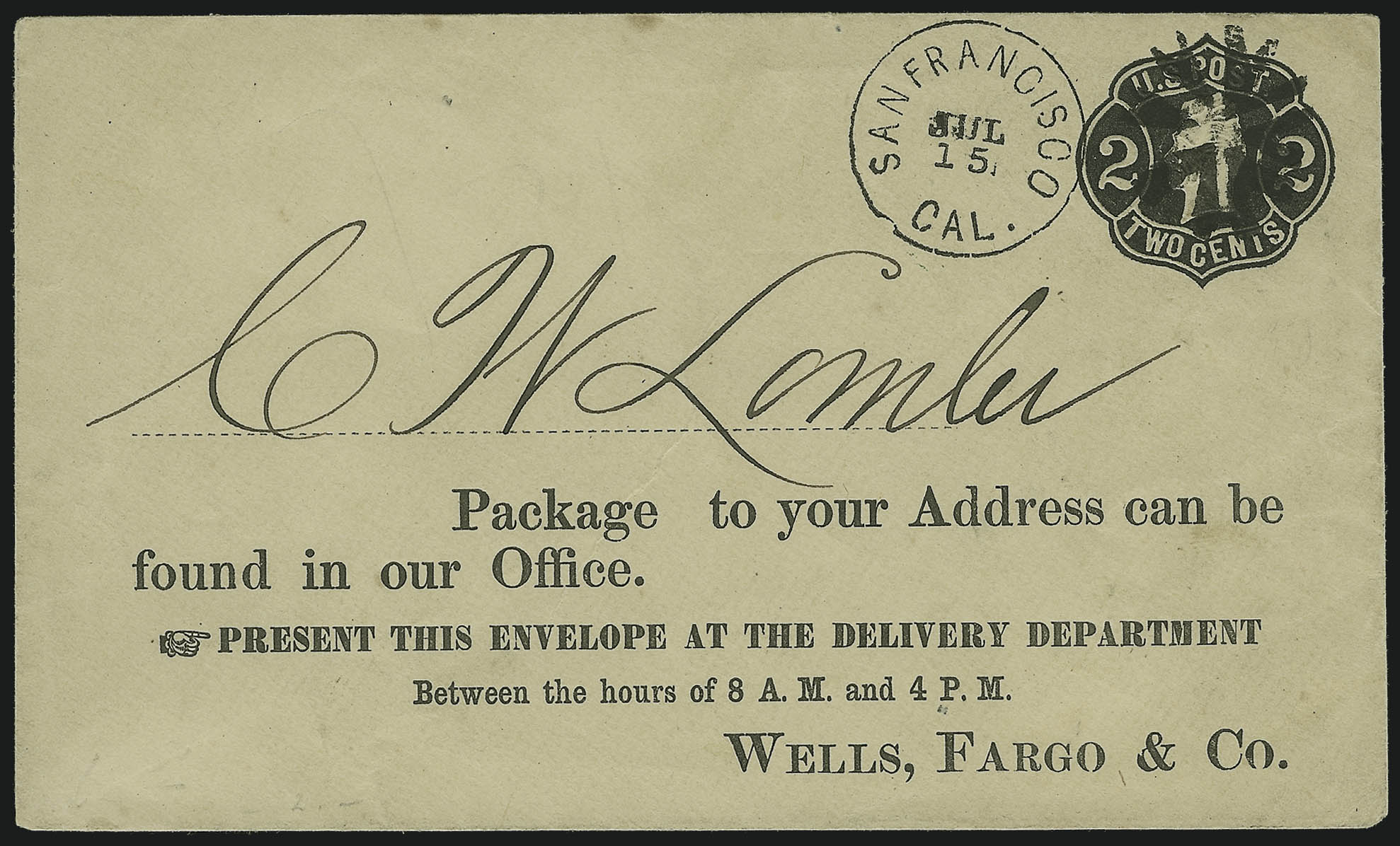 Sale no. 1011 — Lot no. 1218 — Siegel Auction Galleries