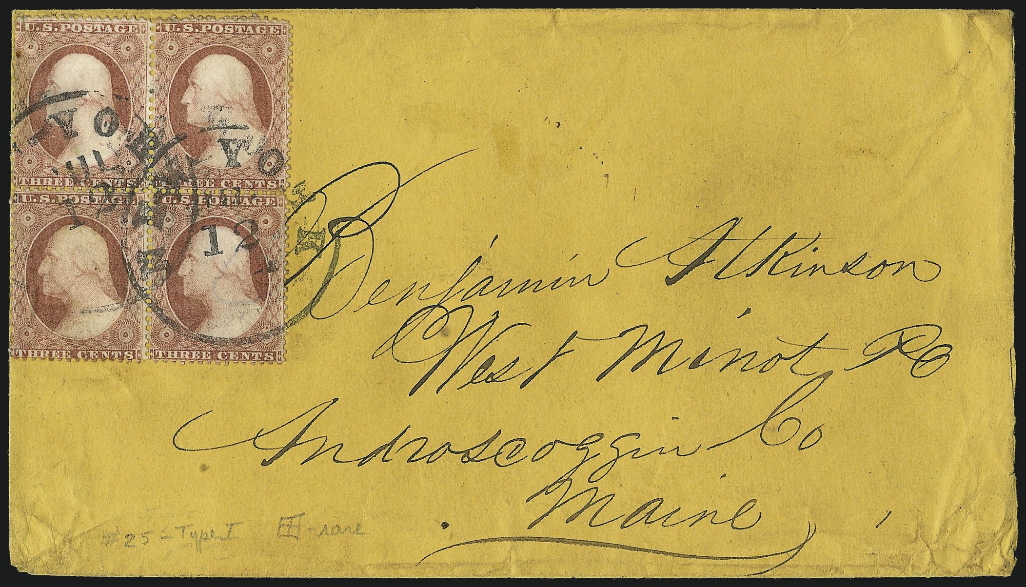 Sale no. 1011 — Lot no. 1492 — Siegel Auction Galleries