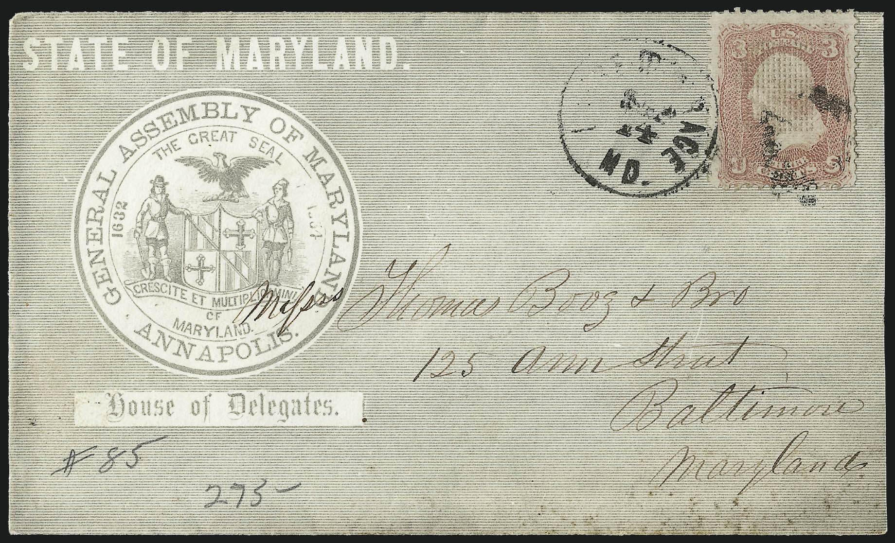 Sale no. 1011 — Lot no. 1560 — Siegel Auction Galleries