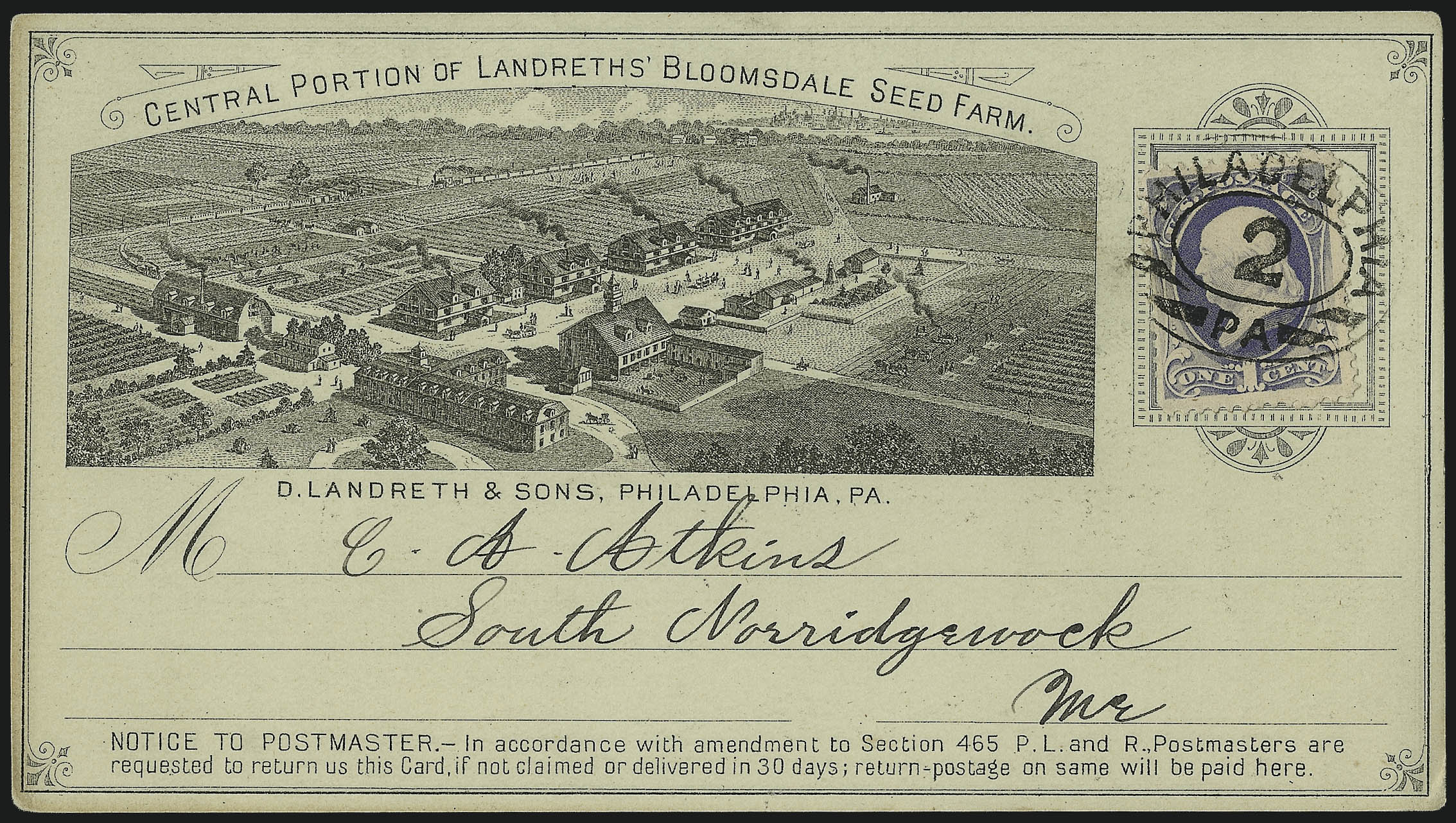 Sale no. 1011 — Lot no. 1617 — Siegel Auction Galleries