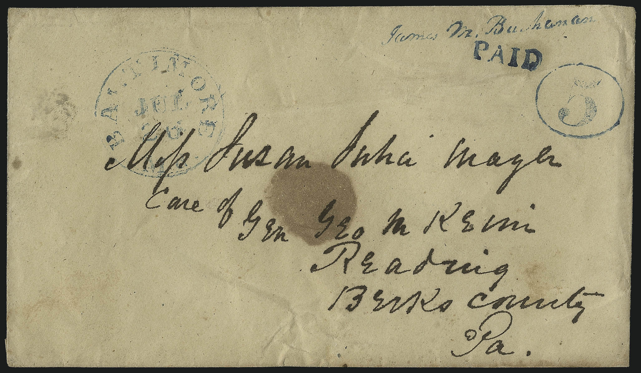 Sale no. 1025 — Lot no. 16 — Siegel Auction Galleries