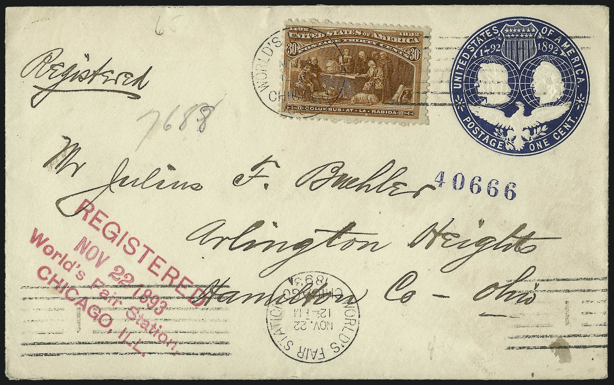 Sale no. 1026 — Lot no. 1857 — Siegel Auction Galleries