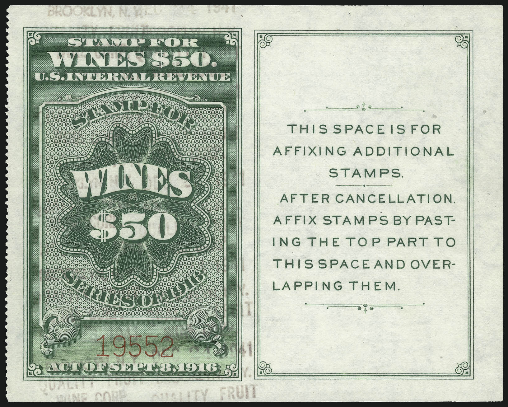 Sale no. 1031 — Lot no. 1175 — Siegel Auction Galleries