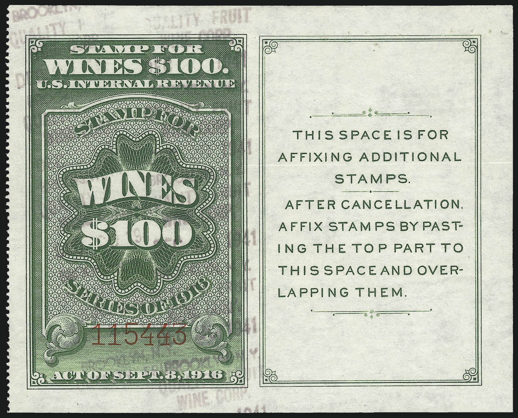 Sale no. 1031 — Lot no. 1176 — Siegel Auction Galleries