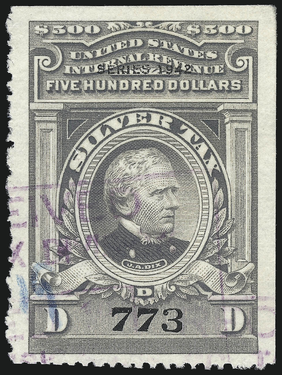 Sale no. 1031 — Lot no. 1218 — Siegel Auction Galleries