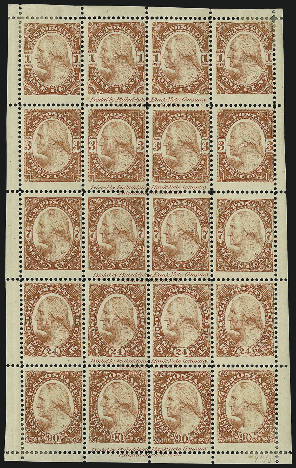 Sale no. 1037 — Lot no. 1167 — Siegel Auction Galleries