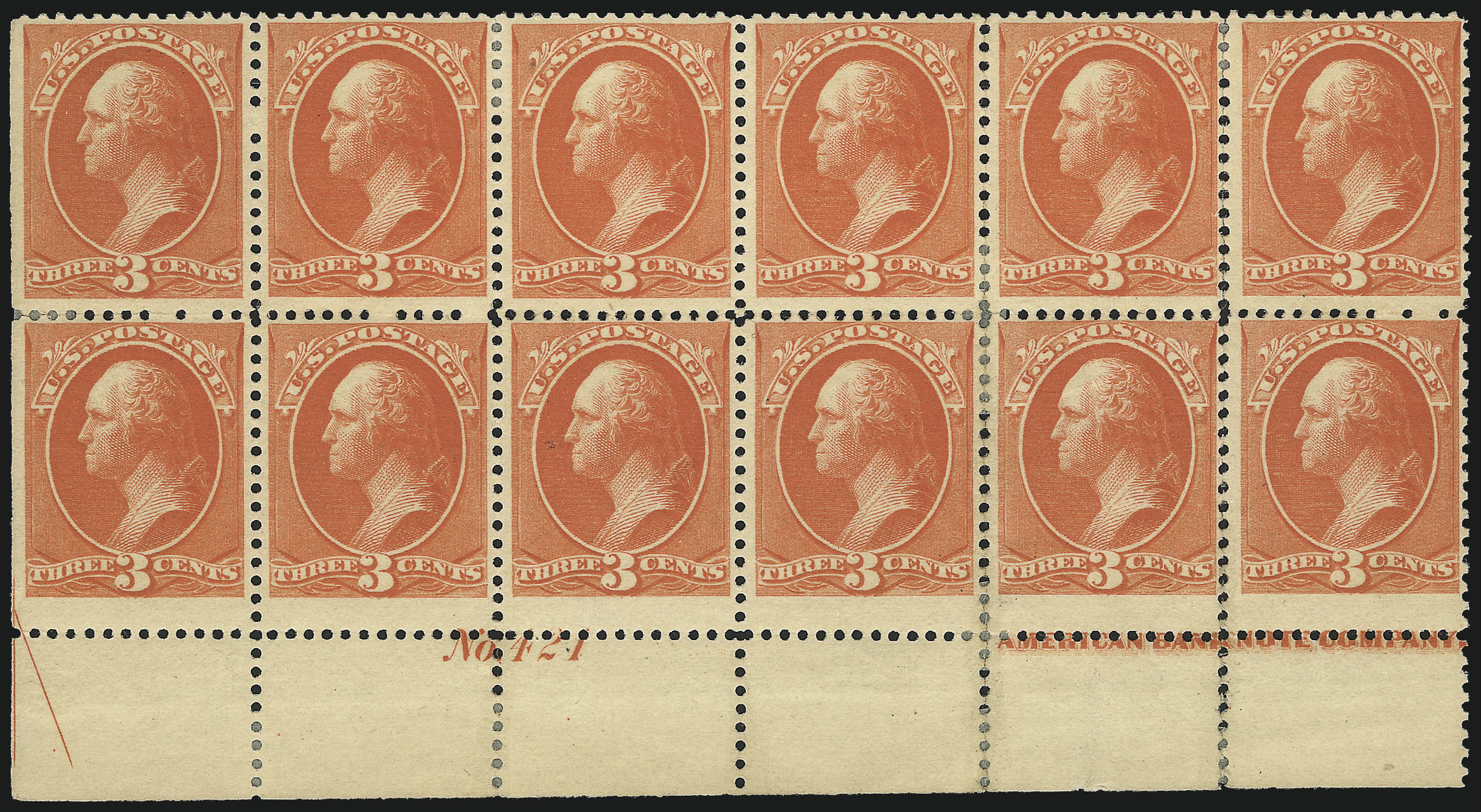 Sale no. 1037 — Lot no. 1768 — Siegel Auction Galleries