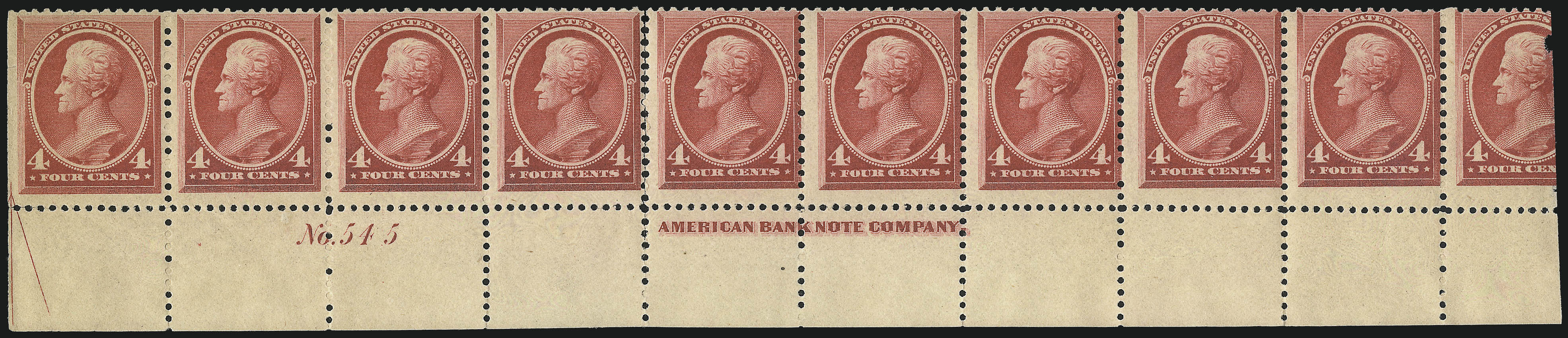 Sale no. 1037 — Lot no. 2502 — Siegel Auction Galleries