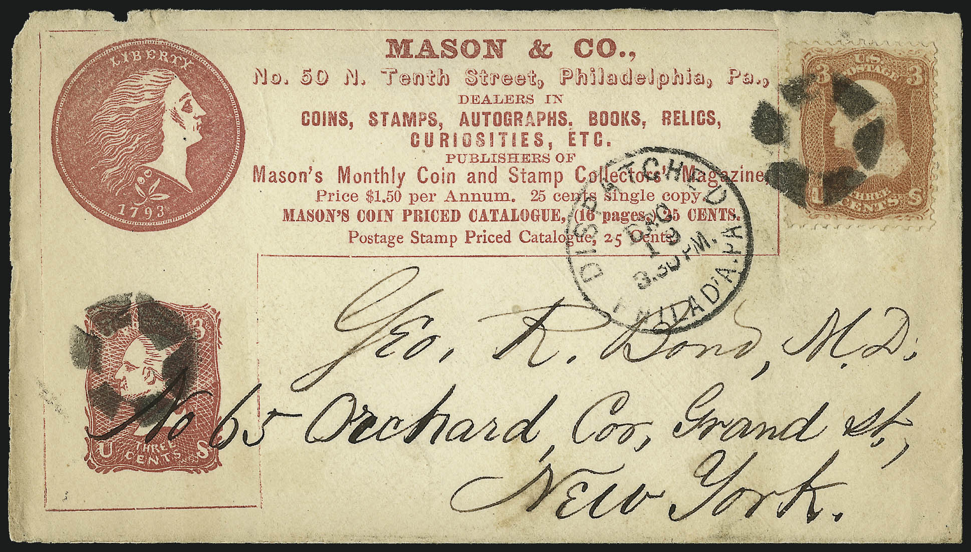 Sale no. 1037 — Lot no. 2633 — Siegel Auction Galleries