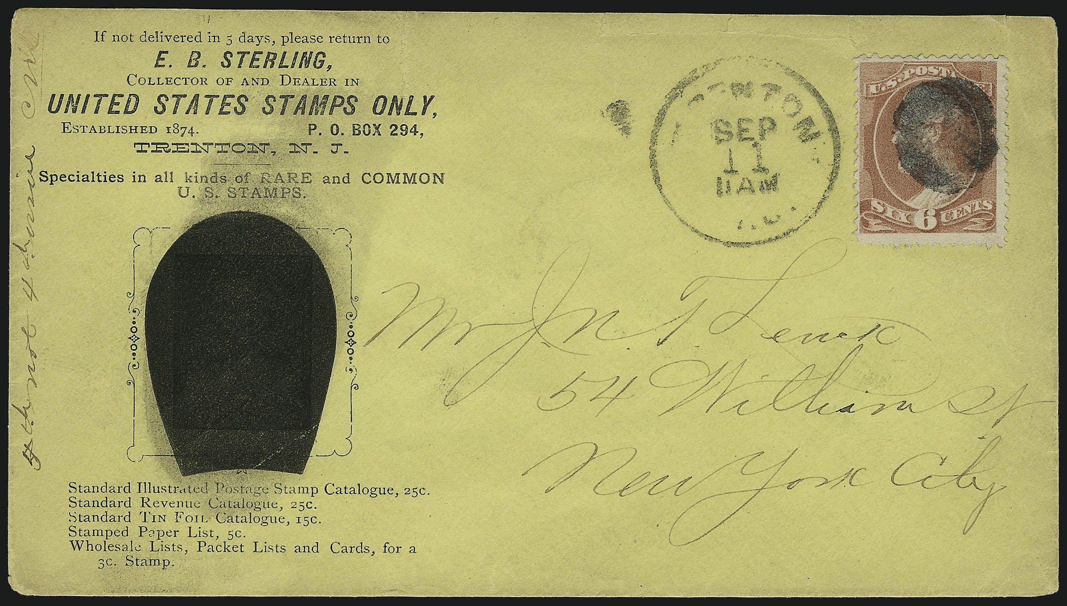 Sale no. 1037 — Lot no. 2646 — Siegel Auction Galleries