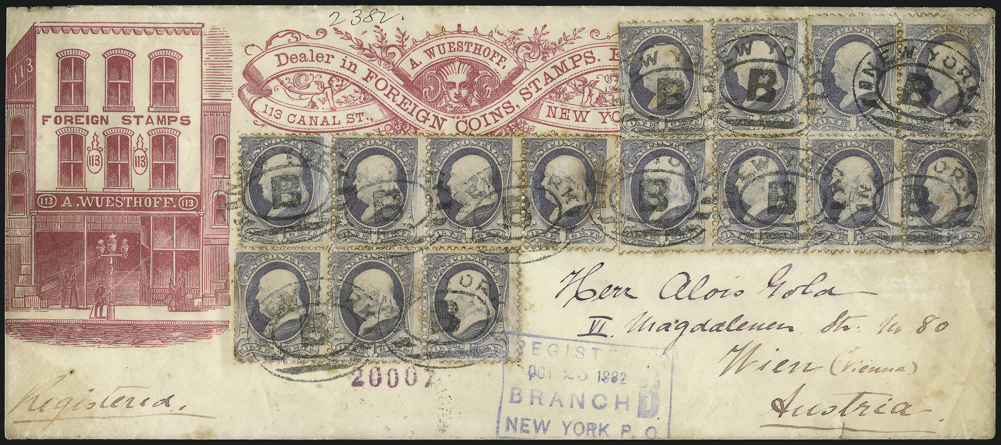 Sale no. 1037 — Lot no. 2657 — Siegel Auction Galleries