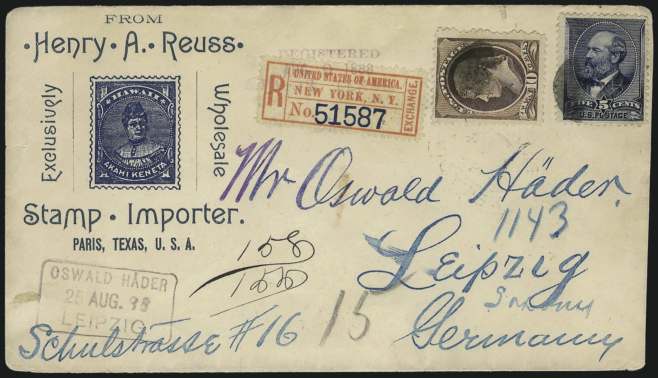 Sale no. 1037 — Lot no. 2659 — Siegel Auction Galleries