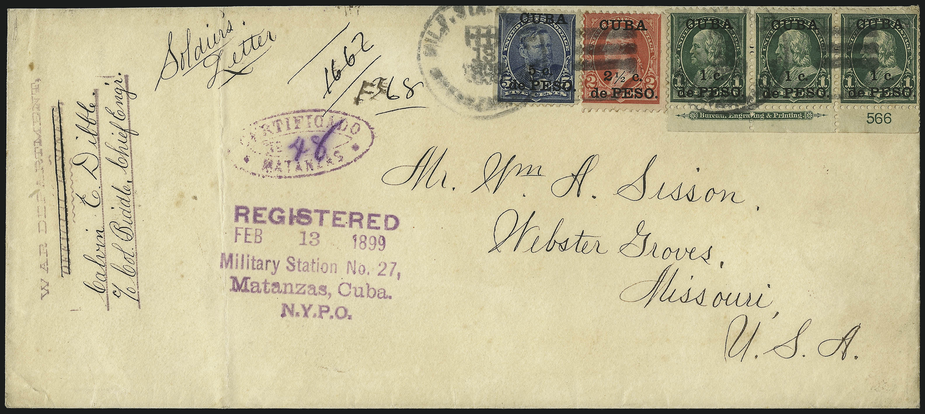 Sale no. 1037 — Lot no. 2690 — Siegel Auction Galleries