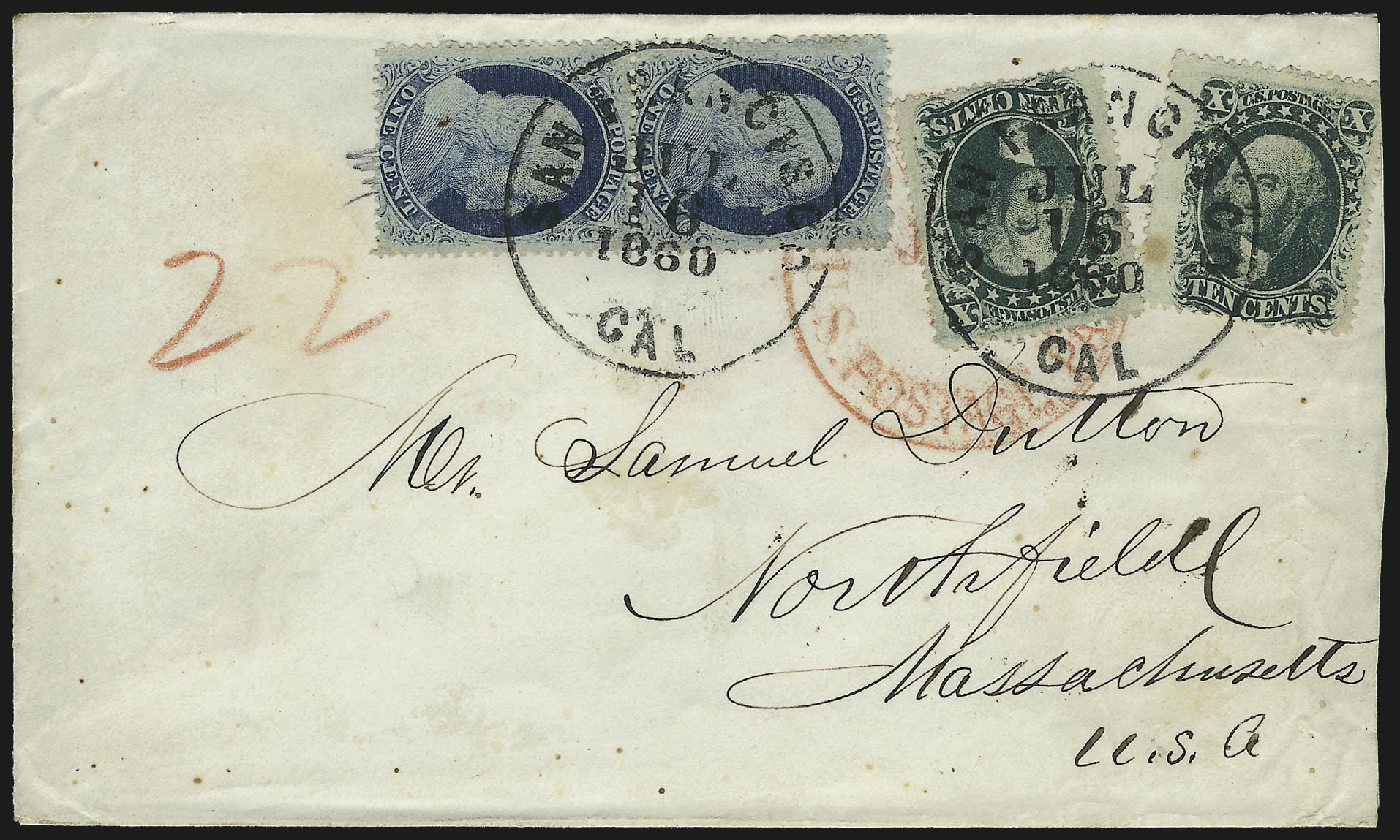 Sale no. 1037 — Lot no. 2768 — Siegel Auction Galleries