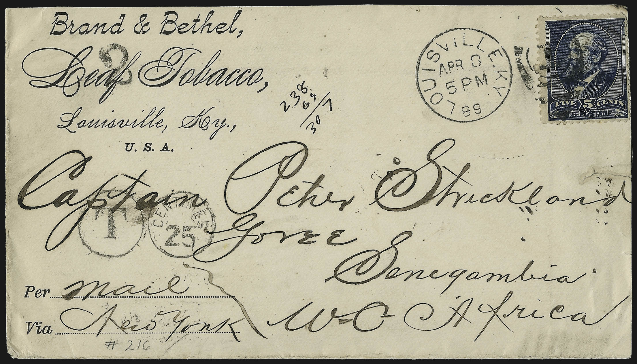 Sale no. 1037 — Lot no. 2805 — Siegel Auction Galleries