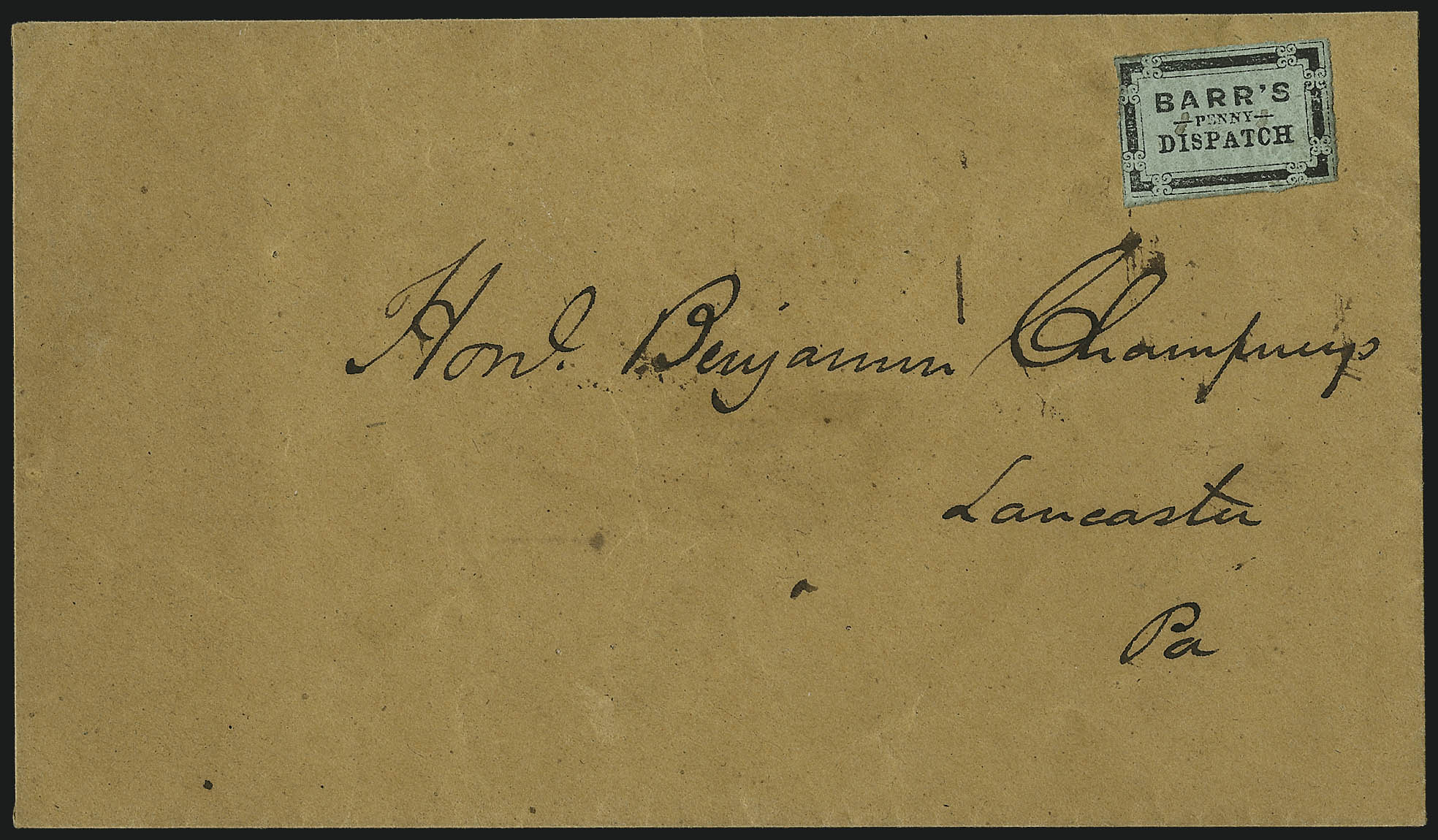 Sale no. 1037 — Lot no. 2836 — Siegel Auction Galleries