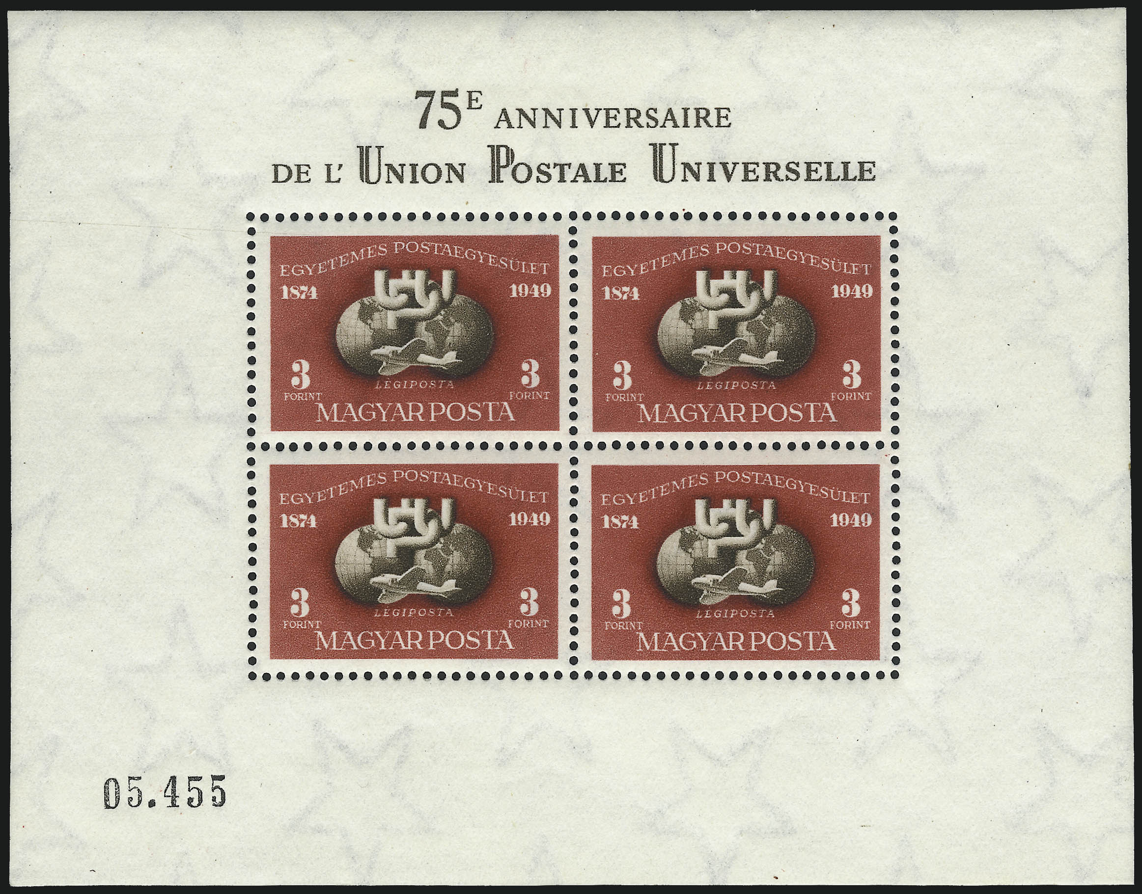 Sale no. 1037 — Lot no. 3122 — Siegel Auction Galleries