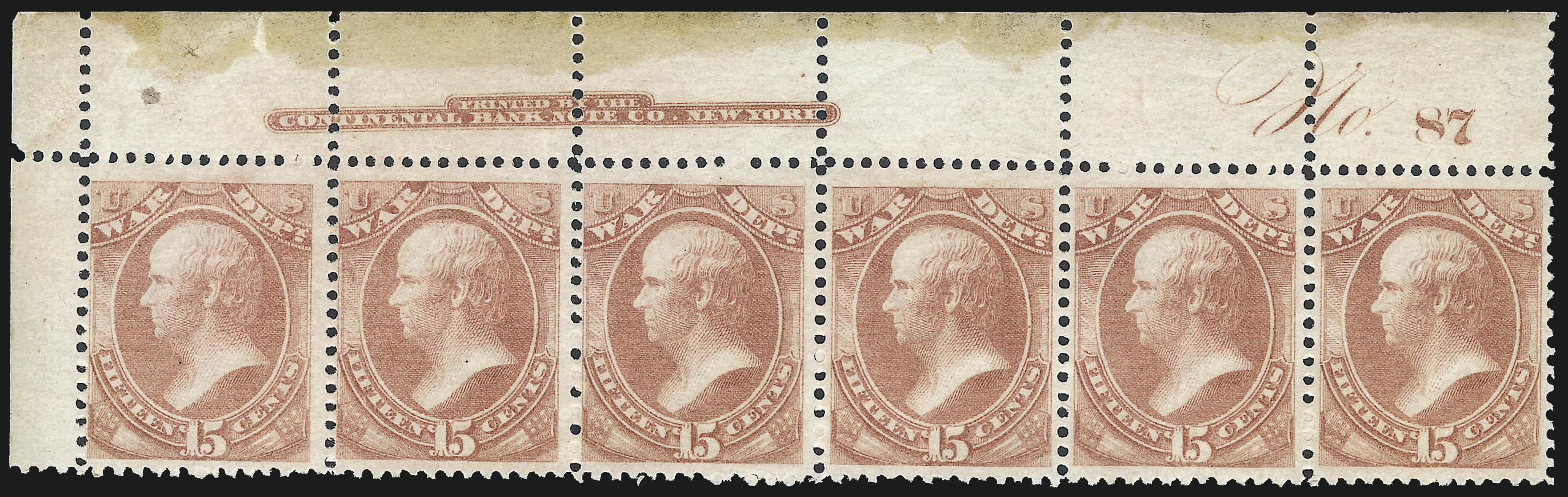 Sale no. 1040 — Lot no. 2162 — Siegel Auction Galleries