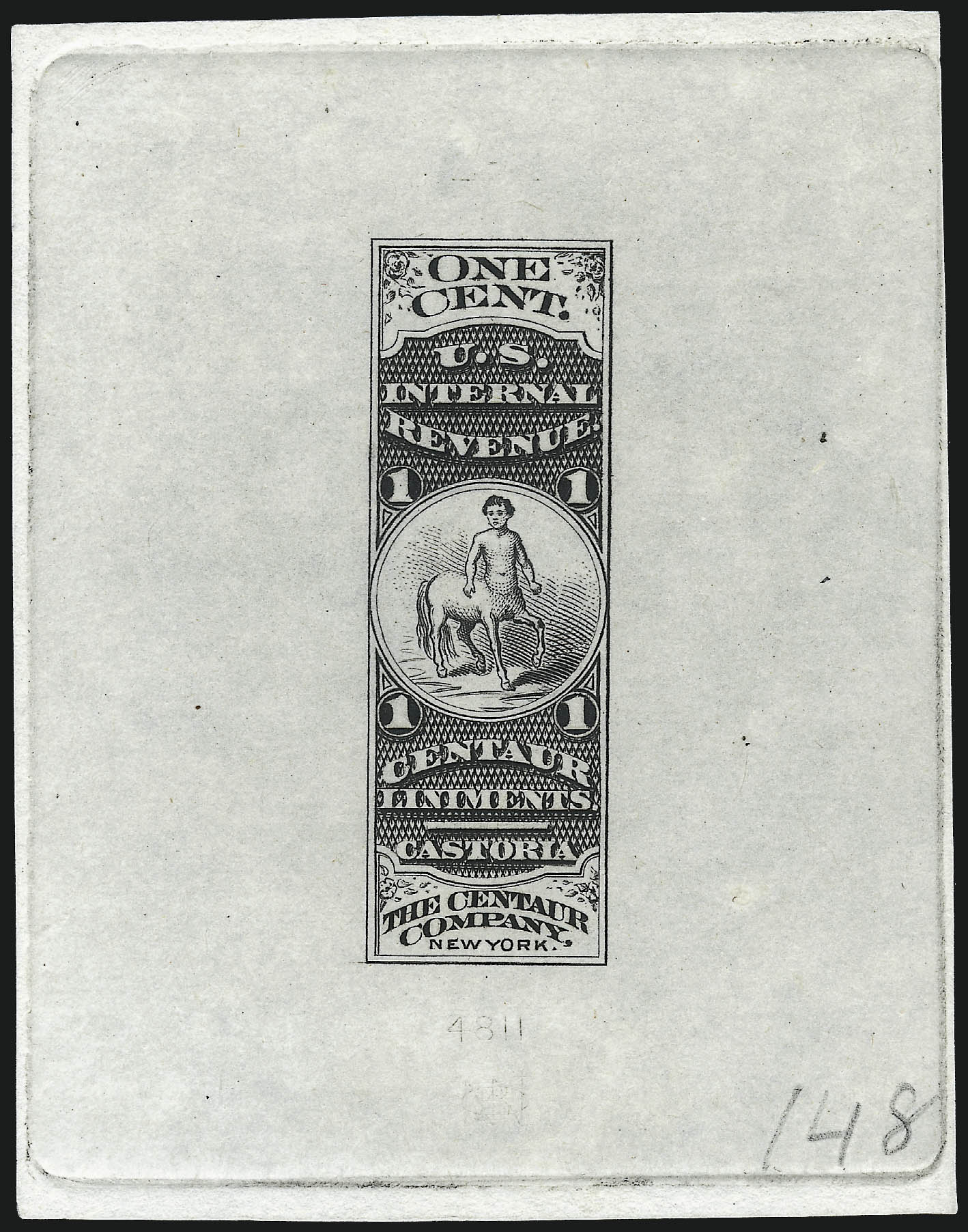 Sale no. 1050 — Lot no. 839 — Siegel Auction Galleries