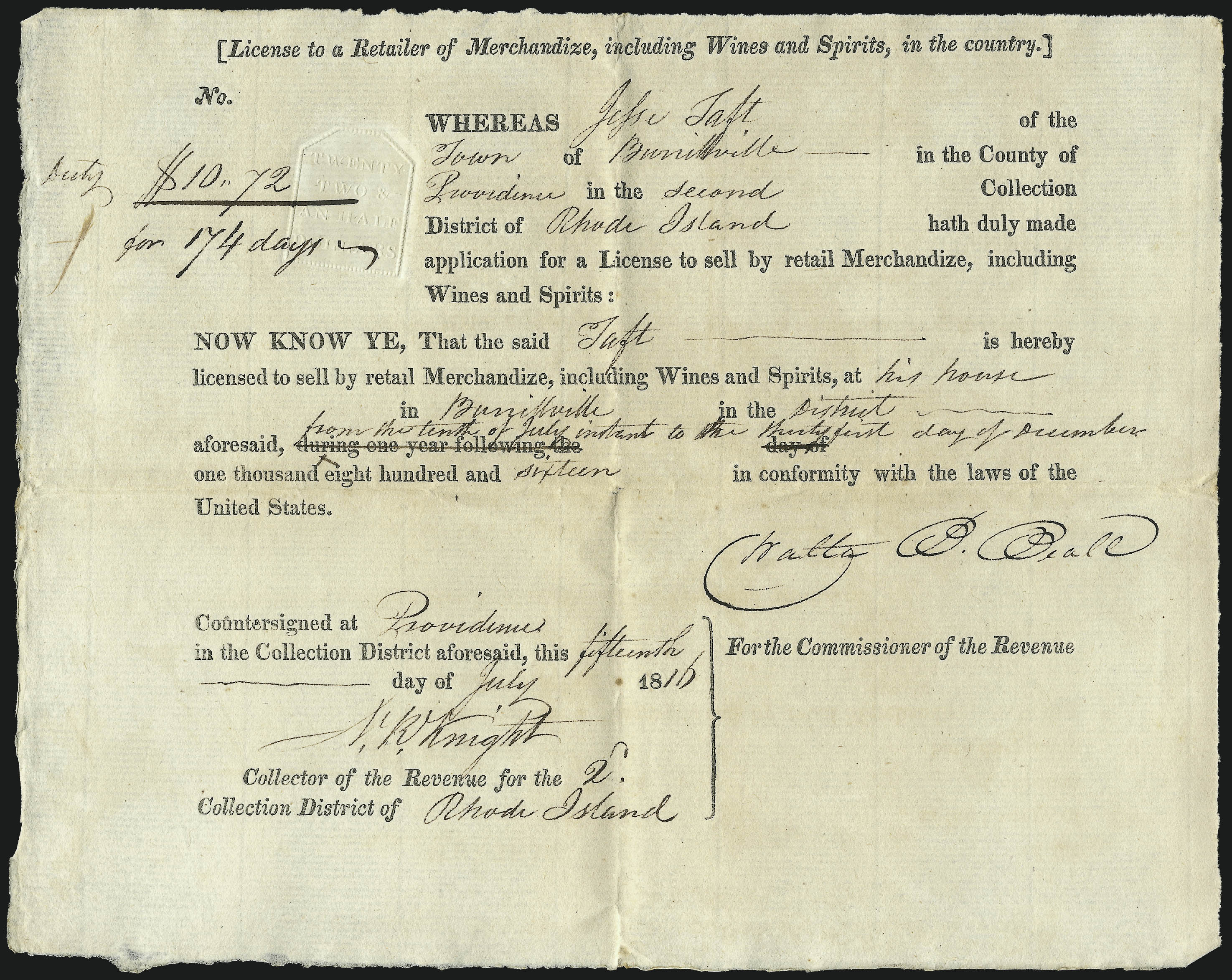 Sale no. 1061 — Lot no. 4324 — Siegel Auction Galleries