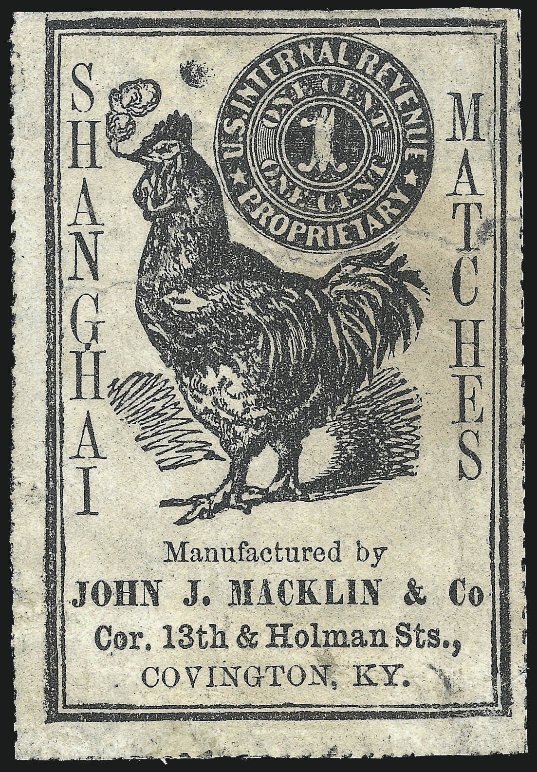 Sale no. 1061 — Lot no. 4361 — Siegel Auction Galleries