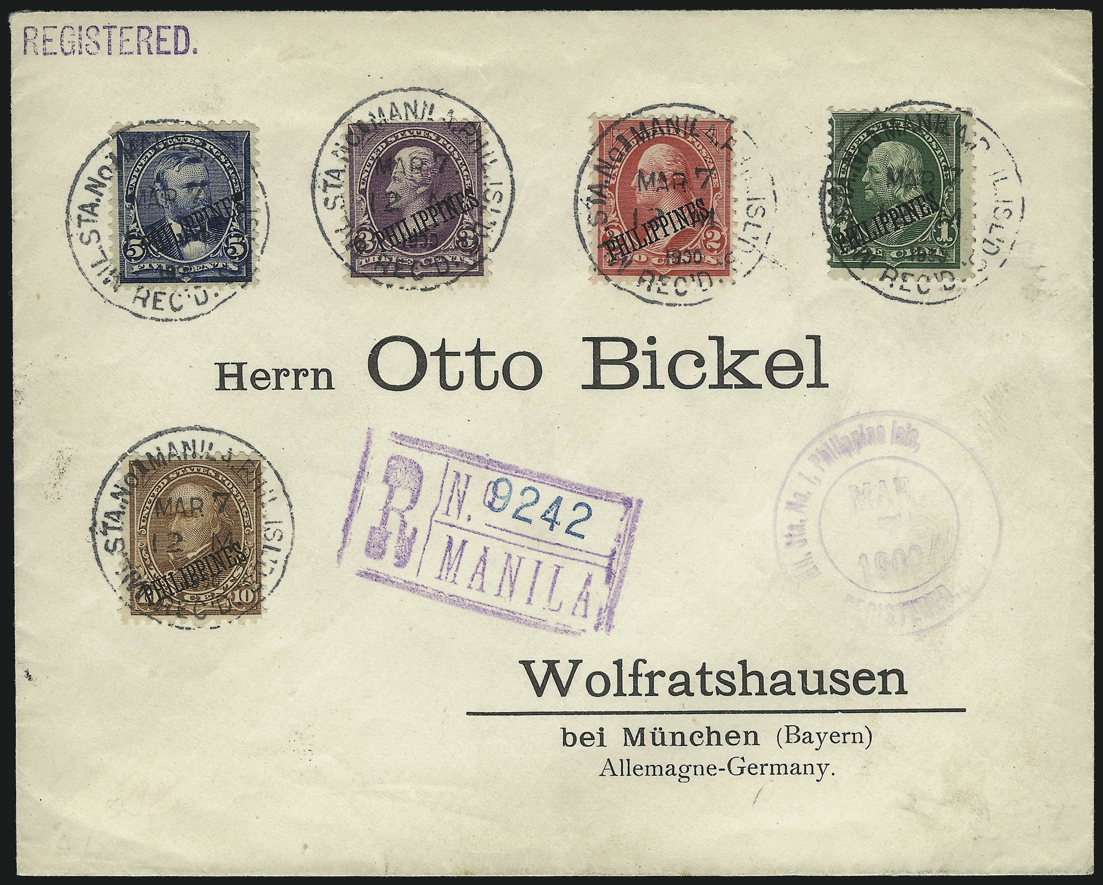 Sale no. 1067 — Lot no. 1889 — Siegel Auction Galleries