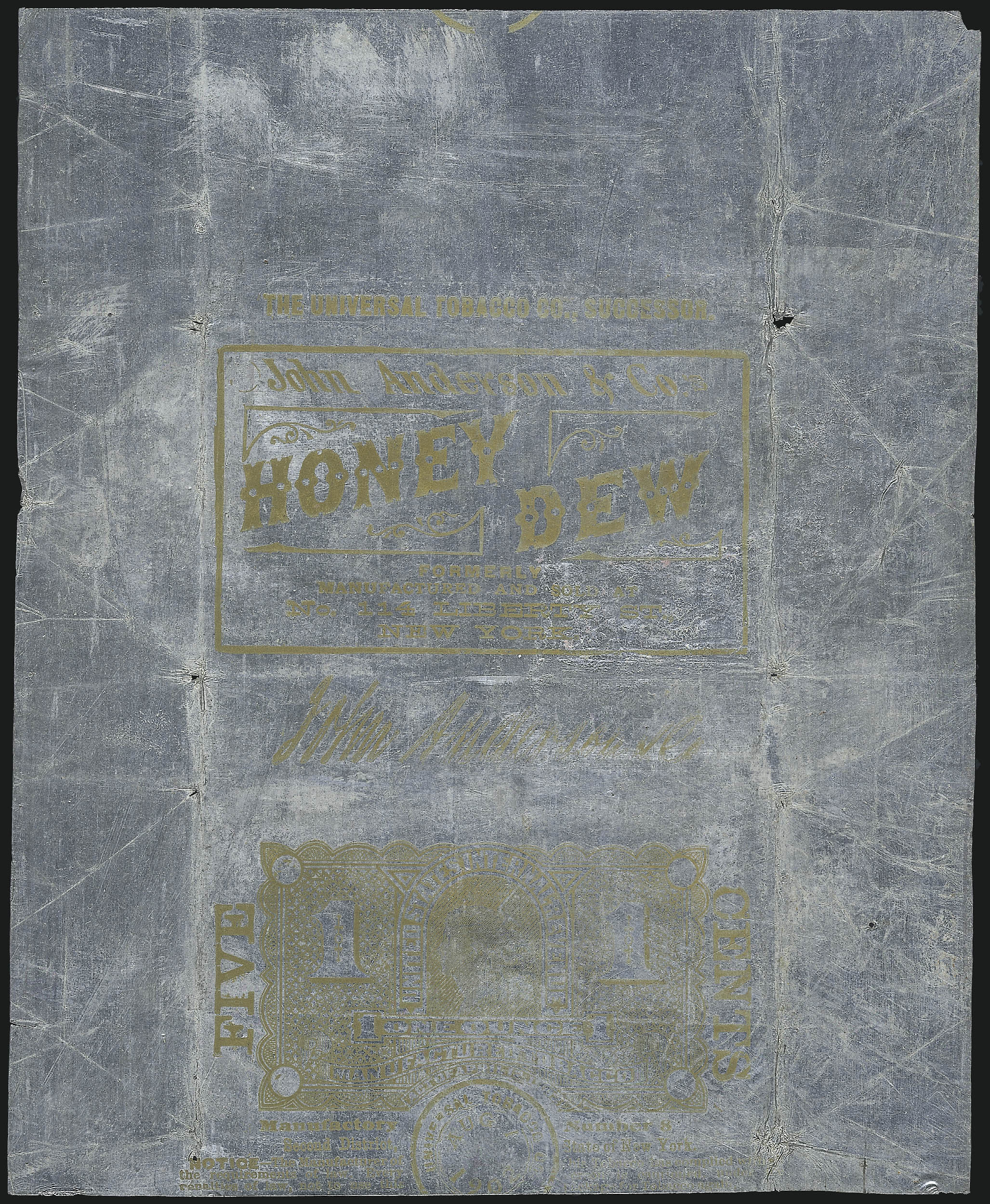 Sale no. 1067 — Lot no. 444 — Siegel Auction Galleries