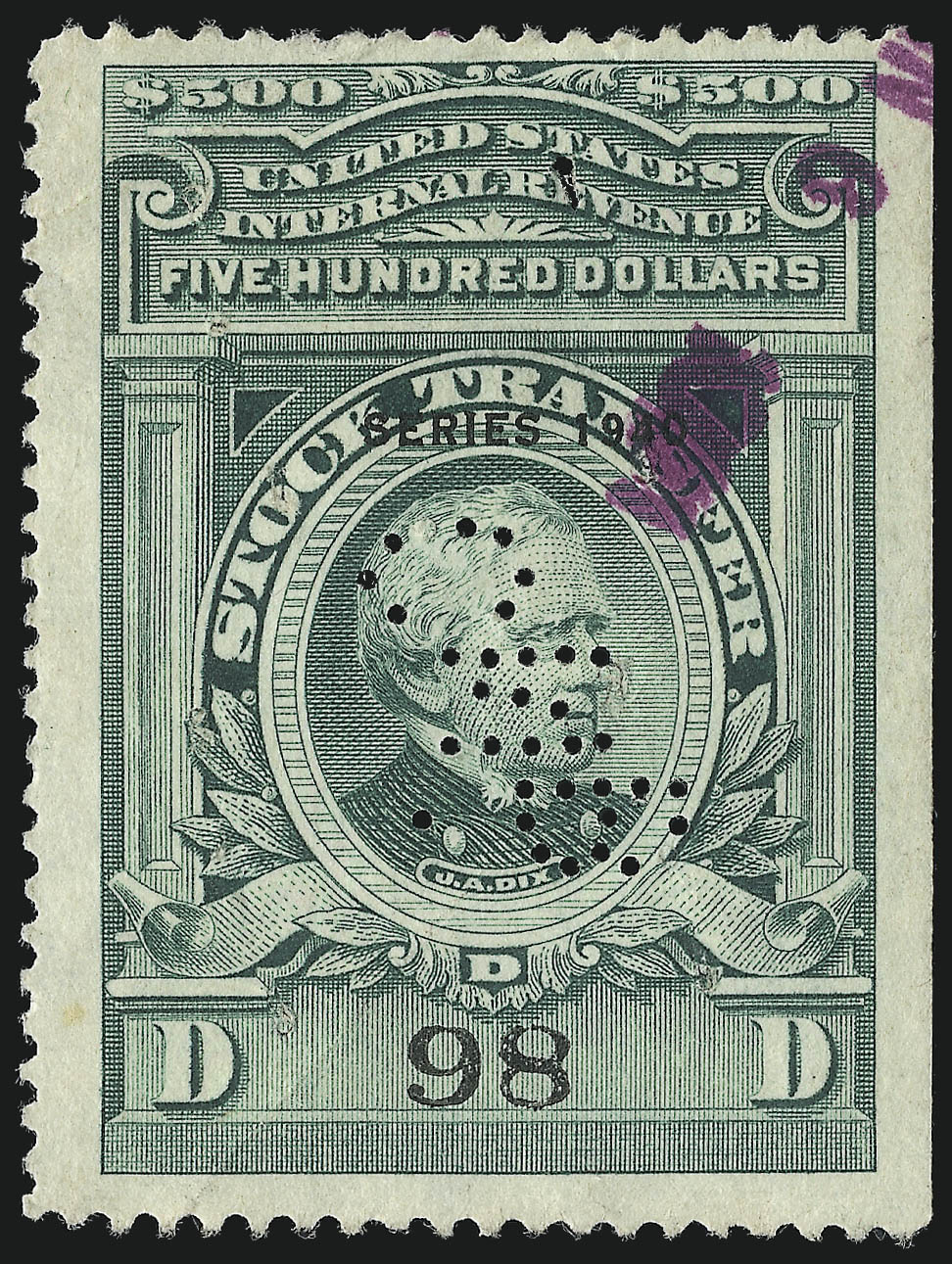 Sale no. 1067 — Lot no. 616 — Siegel Auction Galleries