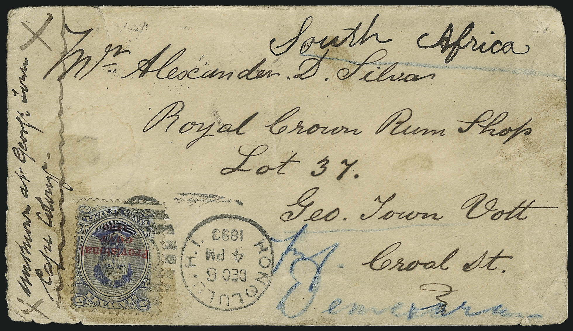 Sale no. 1068 — Lot no. 1000 — Siegel Auction Galleries