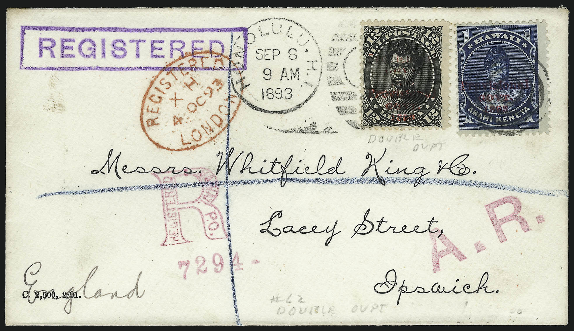 Sale no. 1068 — Lot no. 1002 — Siegel Auction Galleries