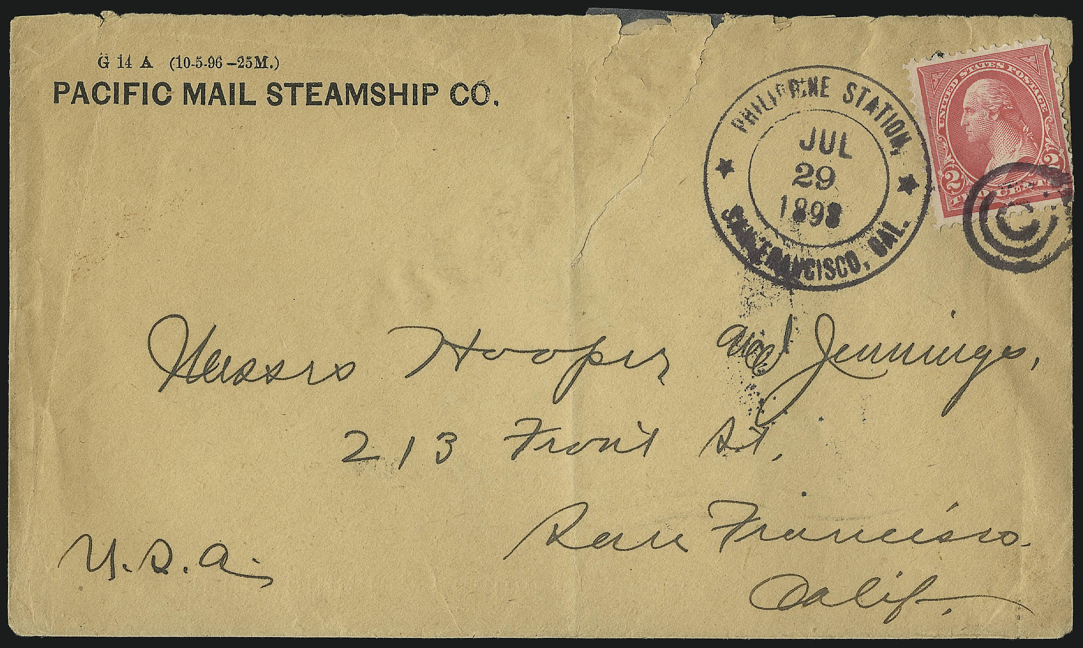 Sale no. 1068 — Lot no. 723 — Siegel Auction Galleries