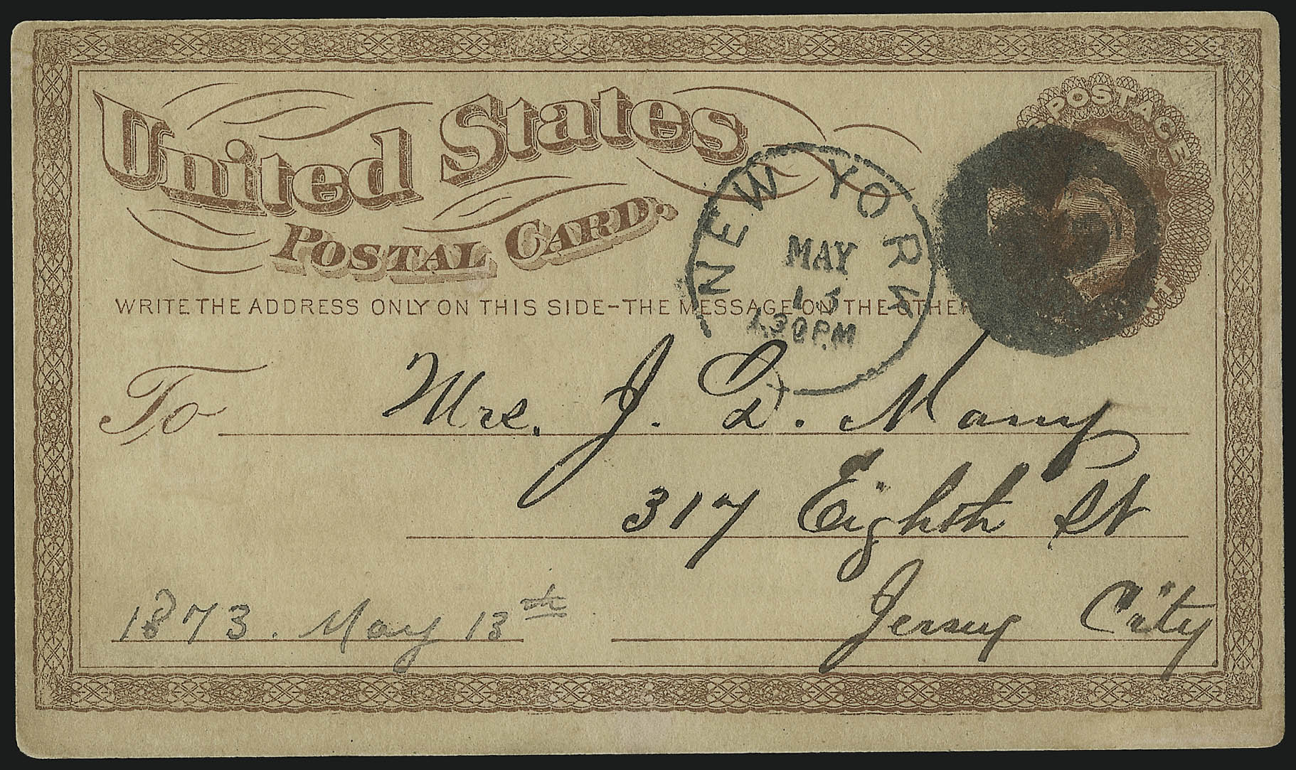 Sale no. 1075 — Lot no. 1213 — Siegel Auction Galleries